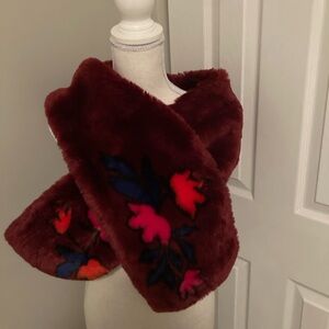 Fur Wrap; Ann Taylor; Brand New; Never worn; over the shoulder; elegant wrap